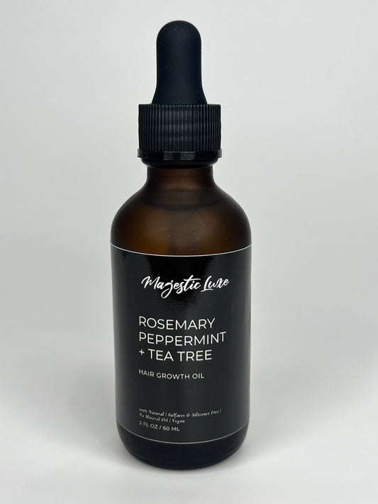 Rosemary, Peppermint + Tea Tree Hair Growth Oil